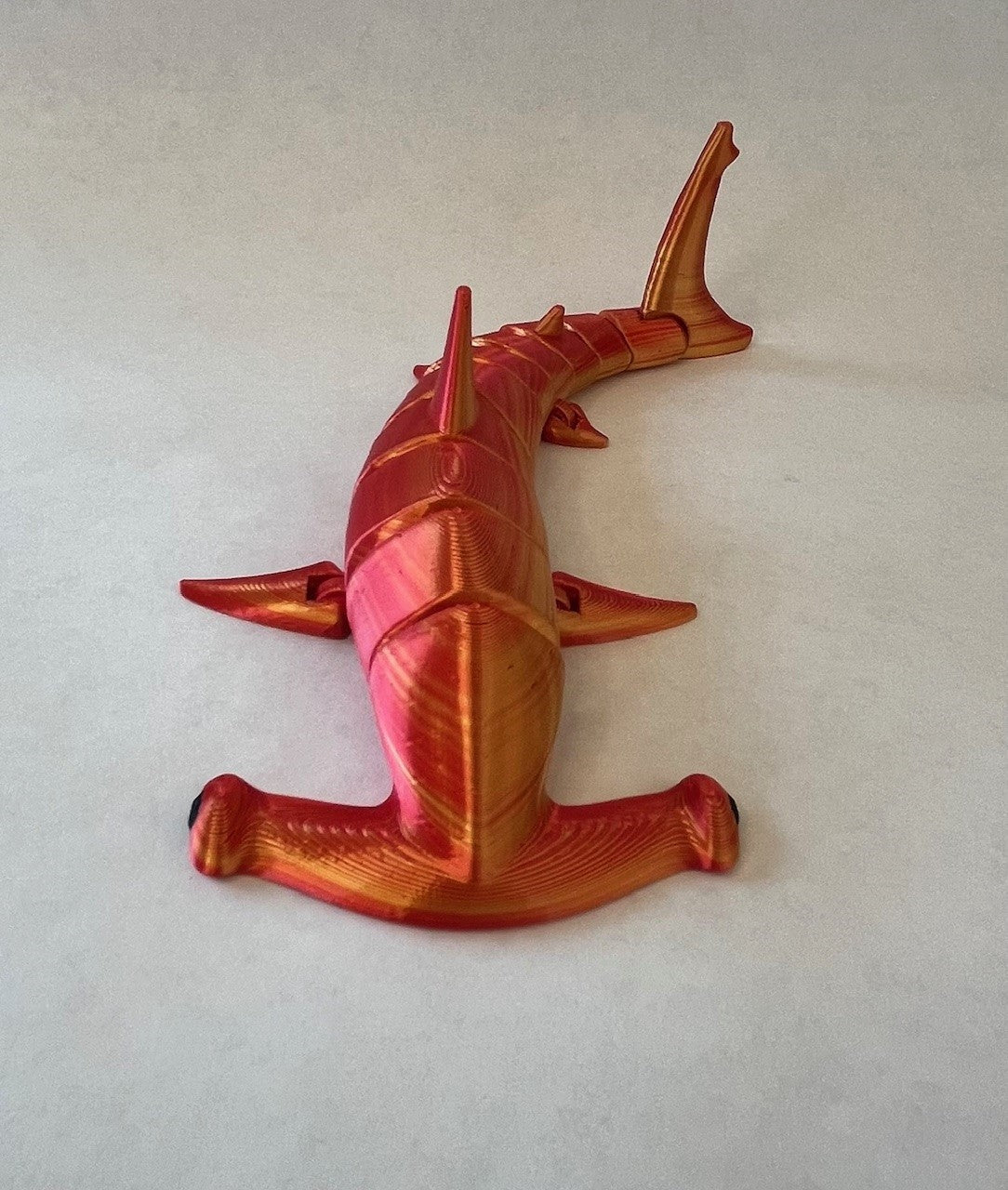 3D printed hammer head shark