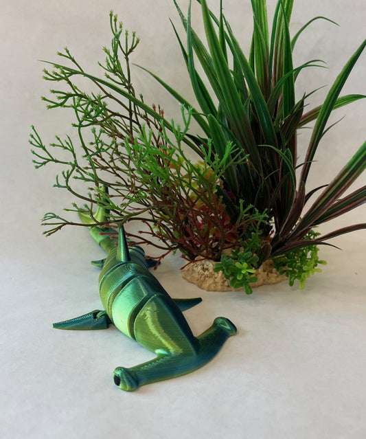 3D printed hammer head shark