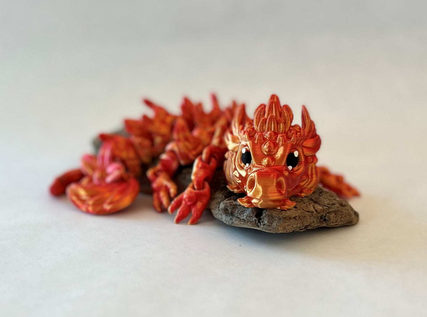 3D printed flower dragon